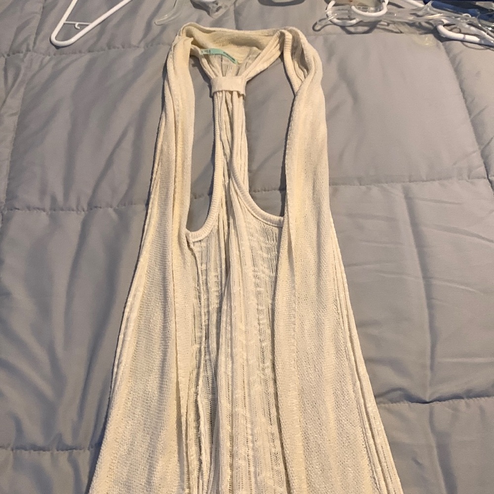 Cream colored vest